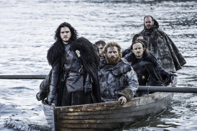 Jon-Snow-in-a-boat-Official-HBO