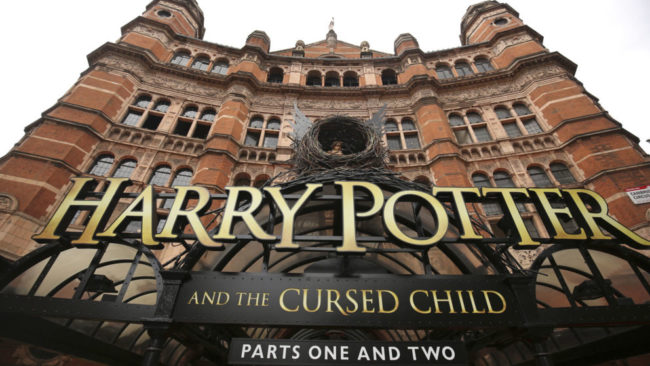 A general view shows The Palace Theatre where the Harry Potter and The Cursed Child parts One and Two play is being staged, in London, Britain July 30, 2016. REUTERS/Neil Hall - RTSKDC1
